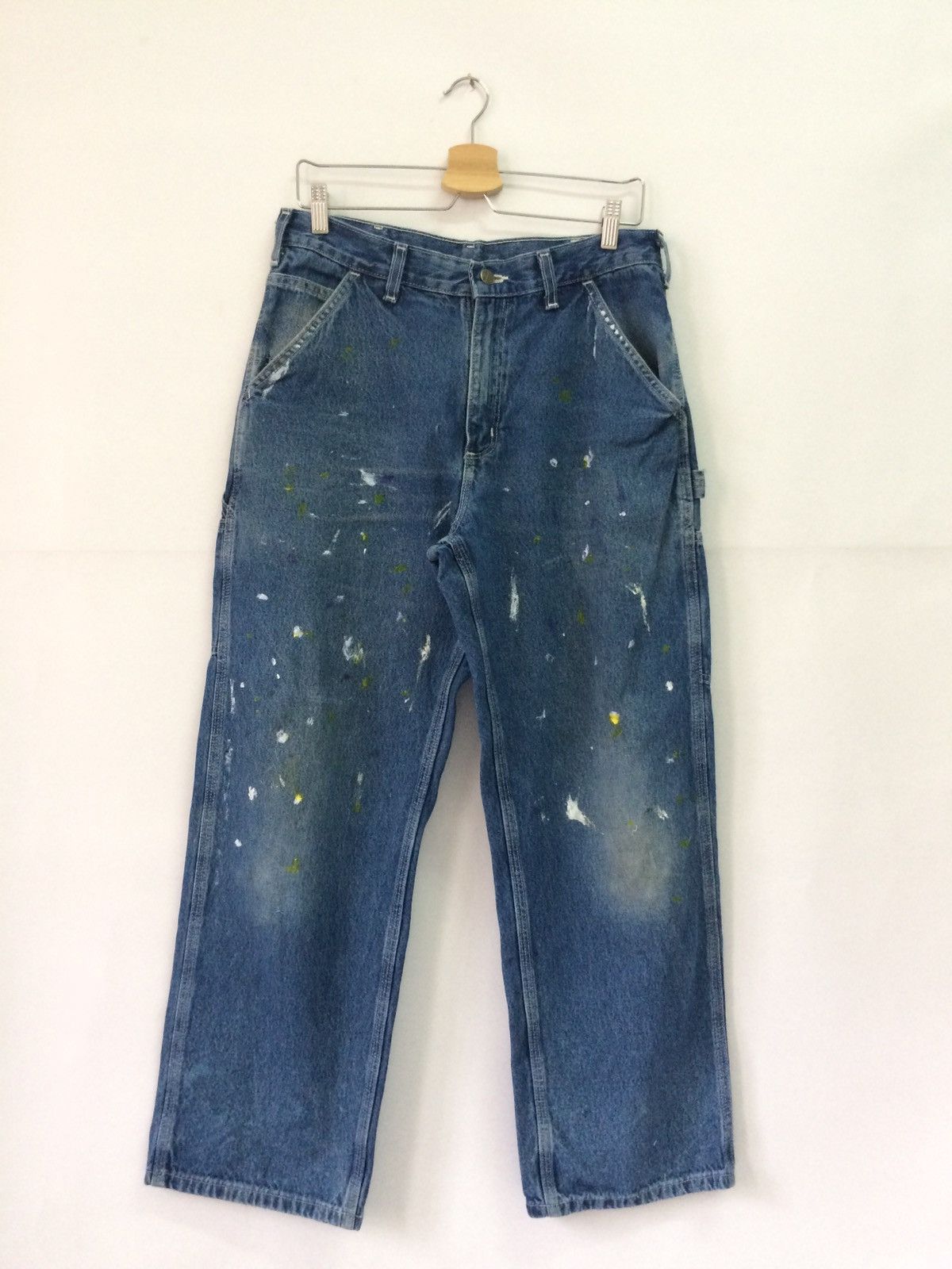 Carhartt × JNCO CARHARTT WIP SINGLE KNEE DENIM PANTS Size US 28 / EU 44 - 1 Thumbnail