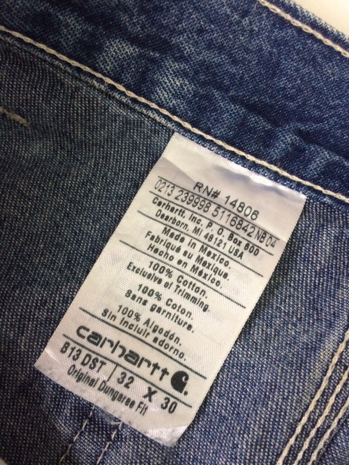Carhartt × JNCO CARHARTT WIP SINGLE KNEE DENIM PANTS Size US 28 / EU 44 - 10 Thumbnail