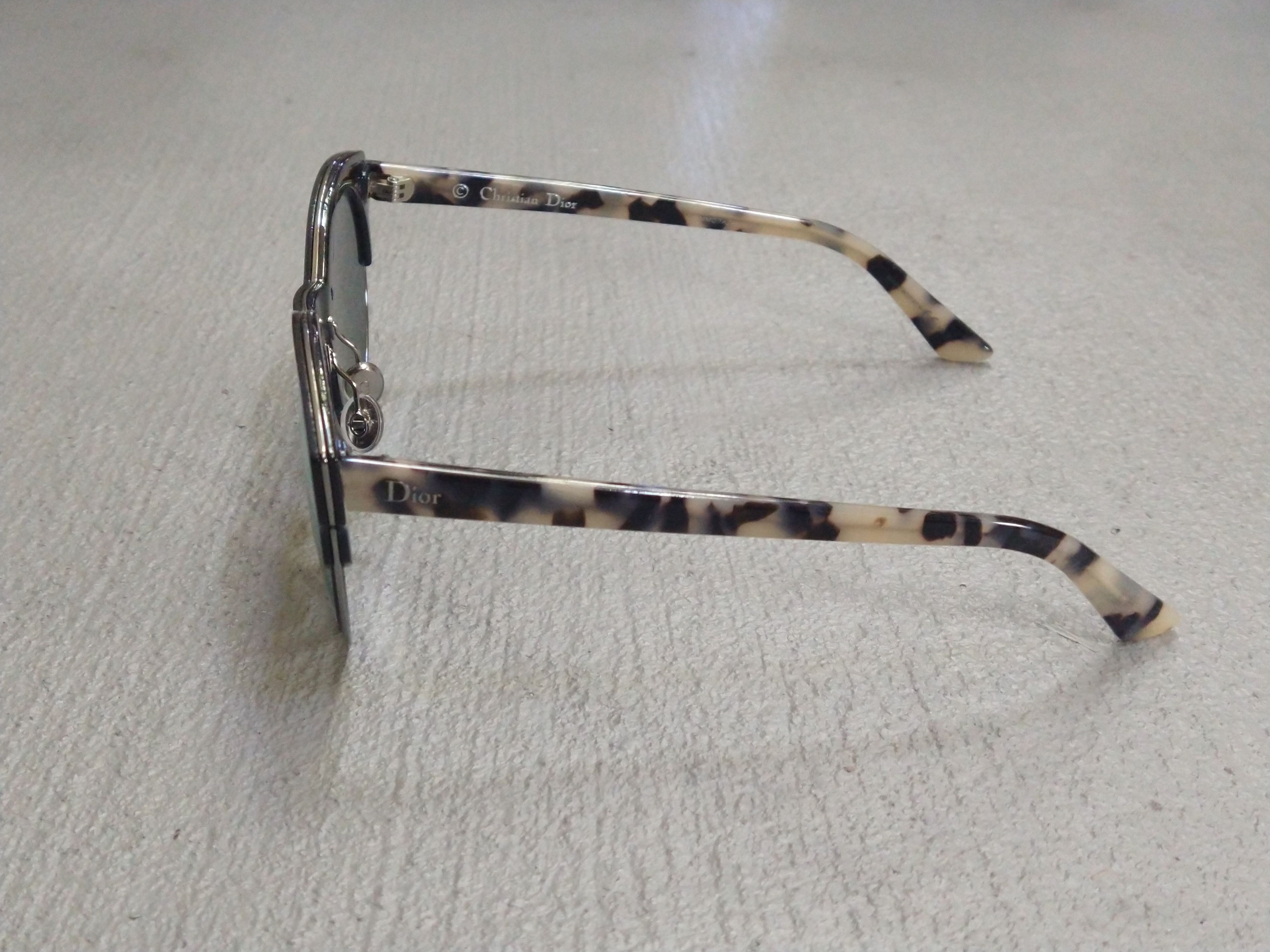 Dior Christian Dior Sunglasses DiorSideral1 Blue Round Mirrored Size ONE SIZE - 4 Thumbnail
