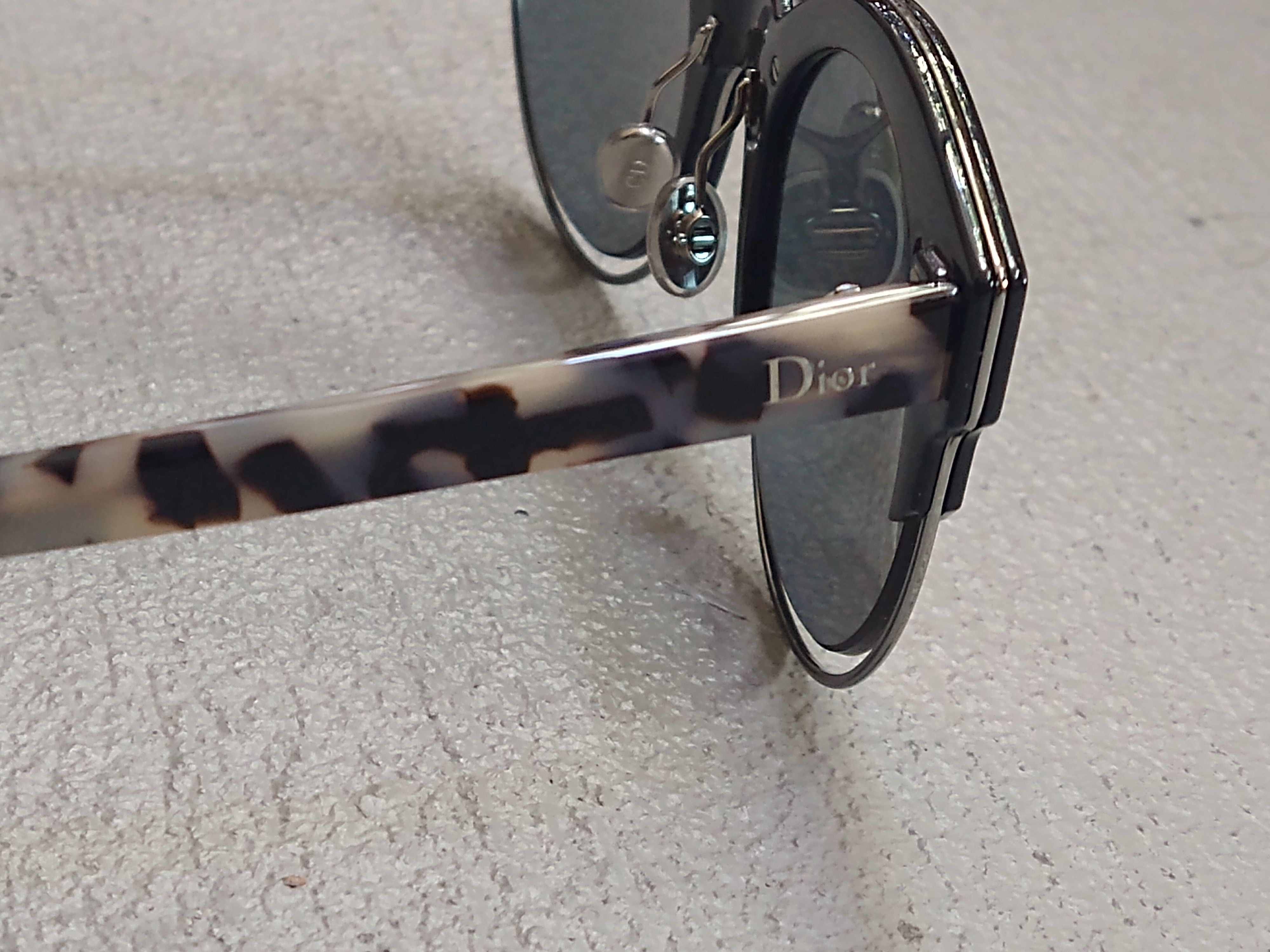 Dior Christian Dior Sunglasses DiorSideral1 Blue Round Mirrored Size ONE SIZE - 7 Thumbnail