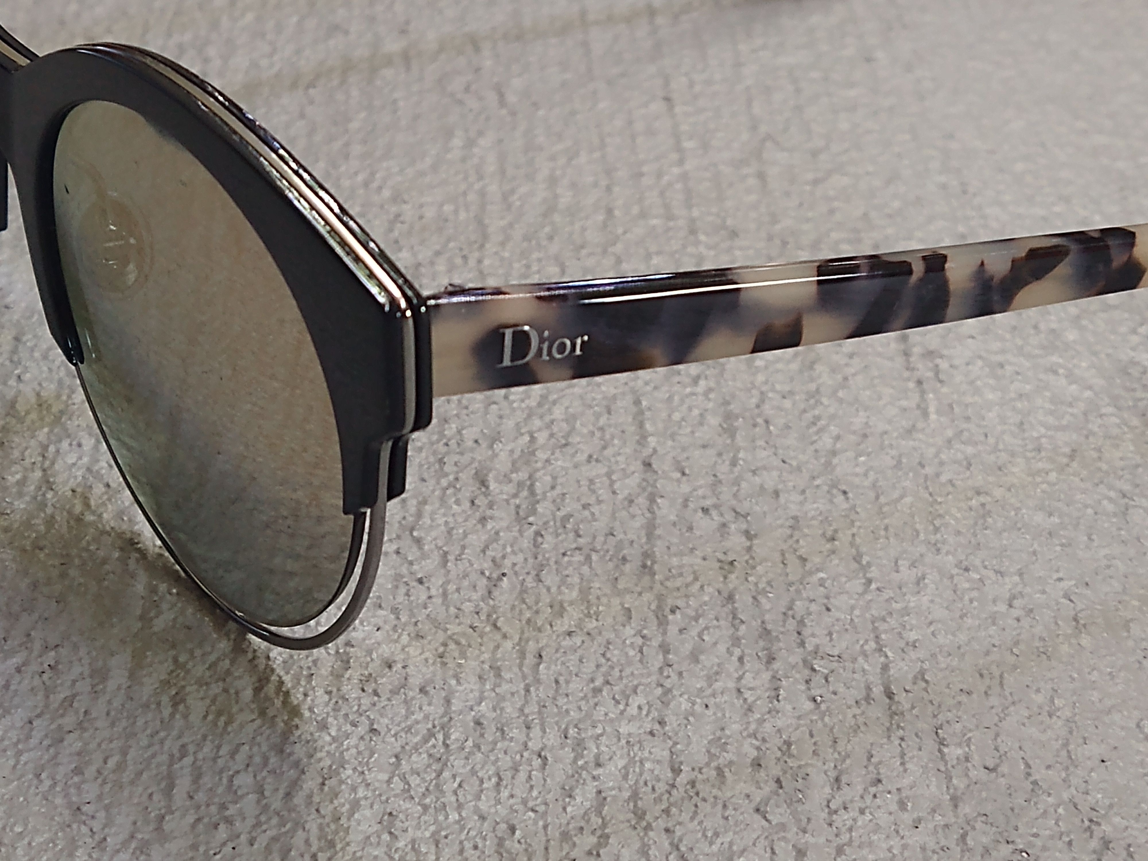 Dior Christian Dior Sunglasses DiorSideral1 Blue Round Mirrored Size ONE SIZE - 5 Thumbnail