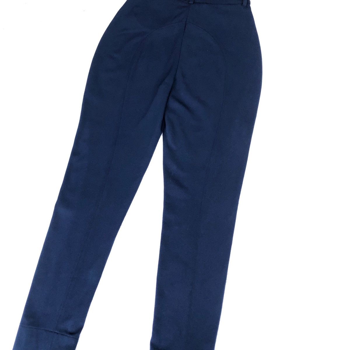 Gucci 🔥Vintage 90s GUCCI Blue Black Stretchy Knit Casual Pant Size 28" / US 6 / IT 42 - 9 Thumbnail
