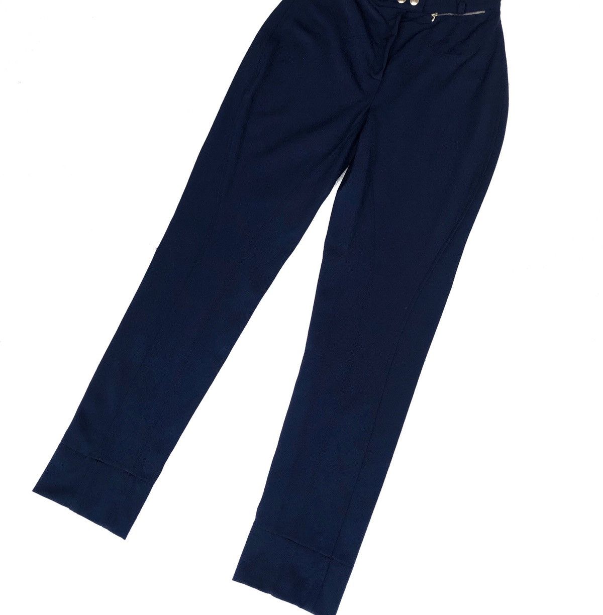 Gucci 🔥Vintage 90s GUCCI Blue Black Stretchy Knit Casual Pant Size 28" / US 6 / IT 42 - 4 Thumbnail