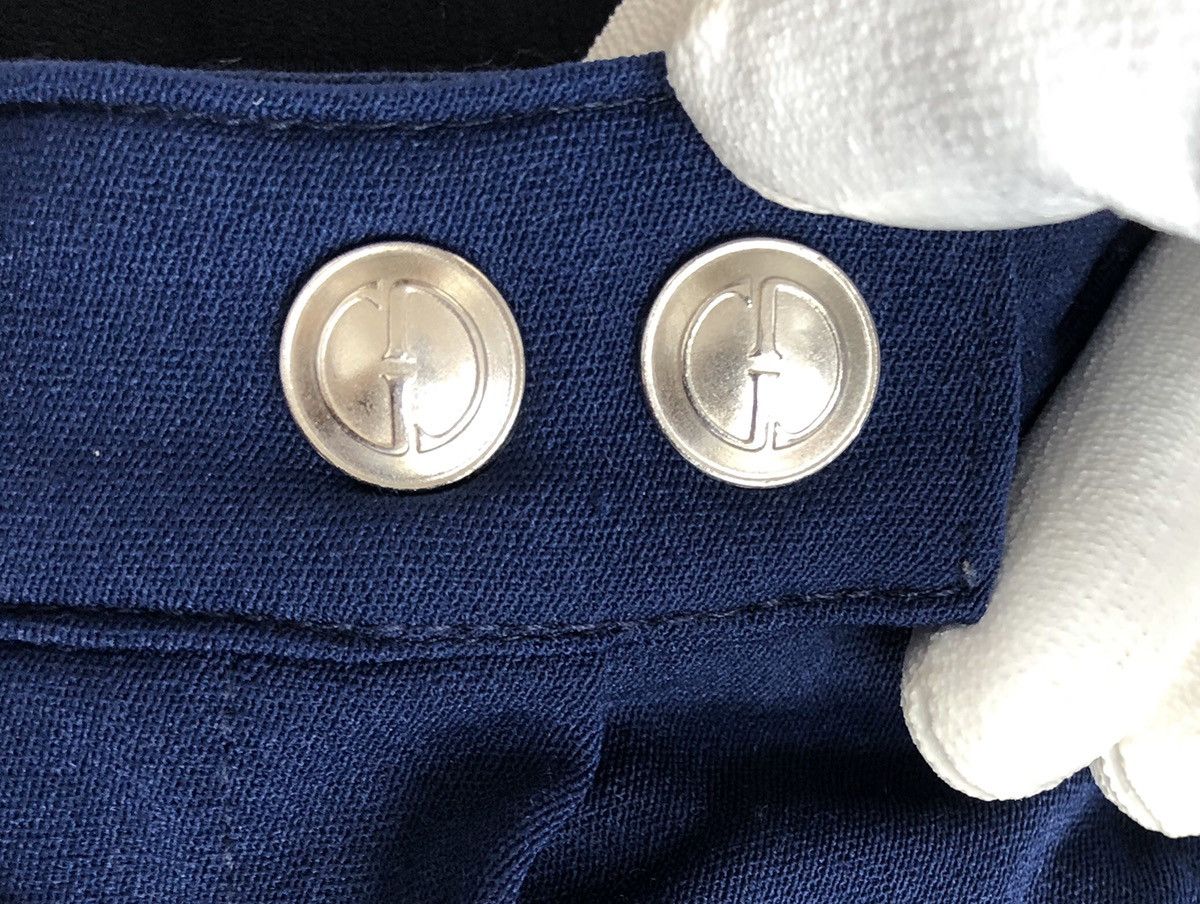 Gucci 🔥Vintage 90s GUCCI Blue Black Stretchy Knit Casual Pant Size 28" / US 6 / IT 42 - 5 Thumbnail