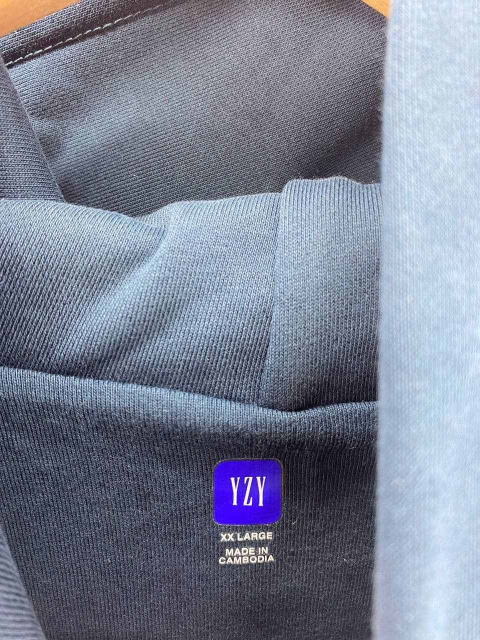 Gap × Kanye West YEEZY Gap by Balenciaga Shrunken Hoodie Dark Blue XXL Size US XXL / EU 58 / 5 - 5 Thumbnail