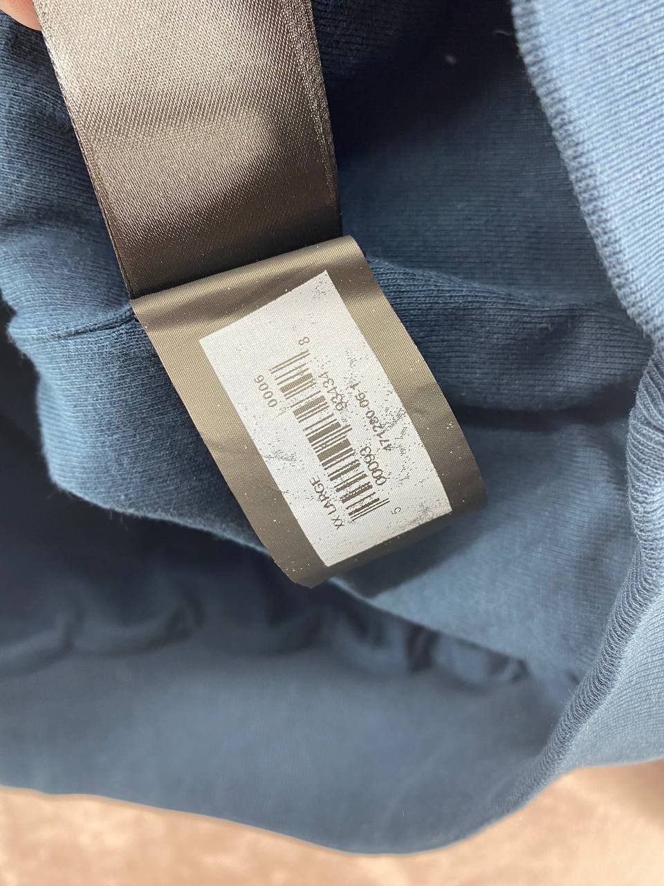 Gap × Kanye West YEEZY Gap by Balenciaga Shrunken Hoodie Dark Blue XXL Size US XXL / EU 58 / 5 - 10 Thumbnail