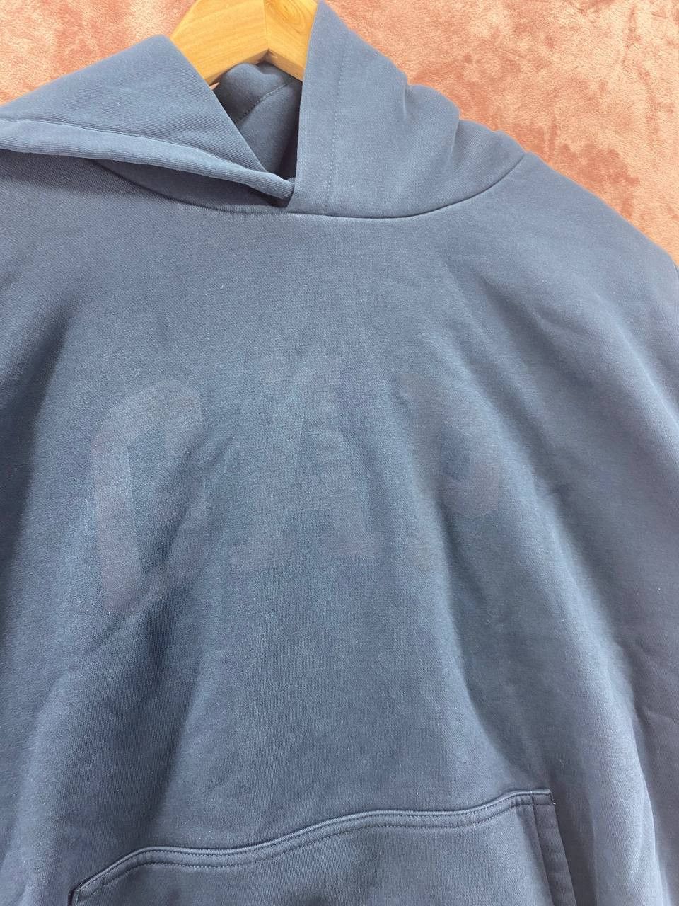 Gap × Kanye West YEEZY Gap by Balenciaga Shrunken Hoodie Dark Blue XXL Size US XXL / EU 58 / 5 - 4 Thumbnail