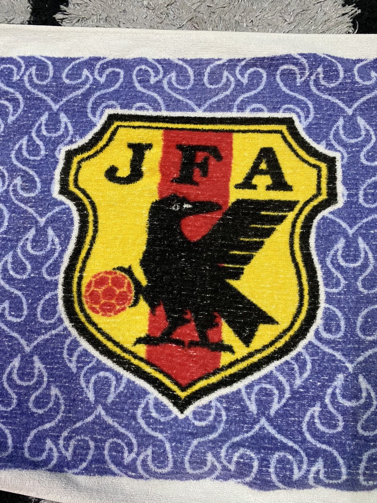 Japanese Brand Rare🔥 Vintage 1996 Japan Football Association Mafla Size ONE SIZE - 3 Thumbnail