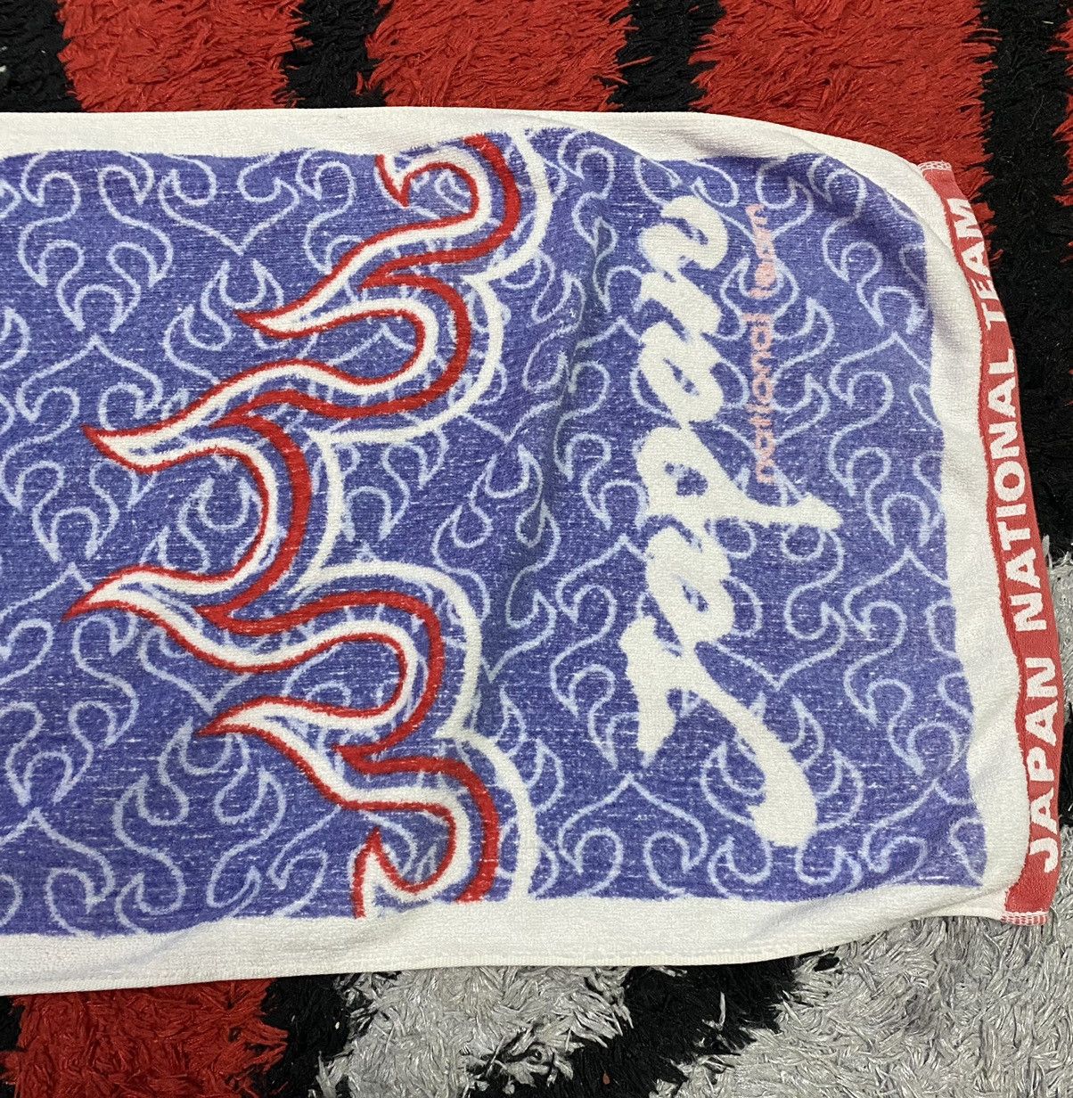 Japanese Brand Rare🔥 Vintage 1996 Japan Football Association Mafla Size ONE SIZE - 4 Thumbnail