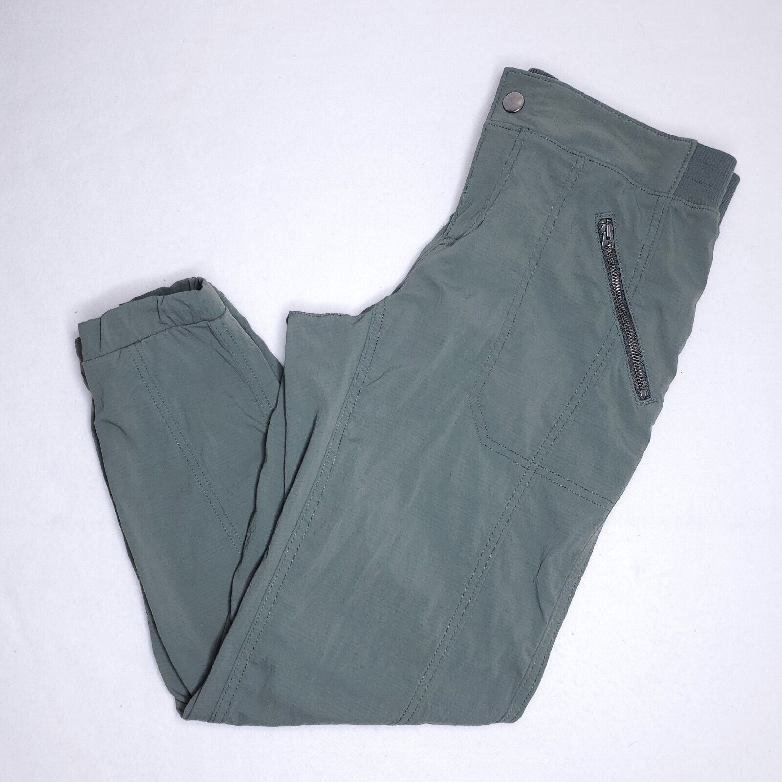 Jogging casual gris anthracite à détail poches sur les cuisses