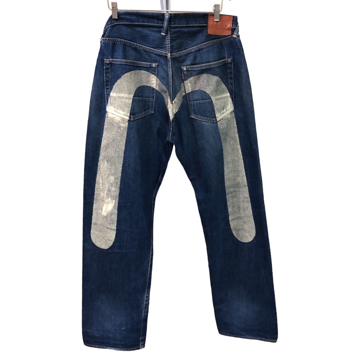 image of Evisu Daicock Blue Denim Jeans Travis Scott, Men's (Size 36)