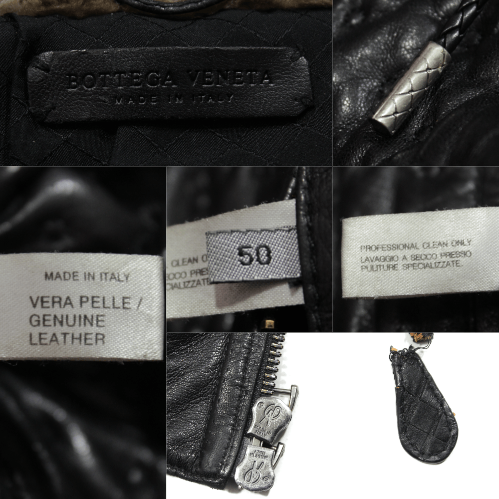 Bottega Veneta Shearling Hooded Leather Jacket Size US M / EU 48-50 / 2 - 9 Thumbnail
