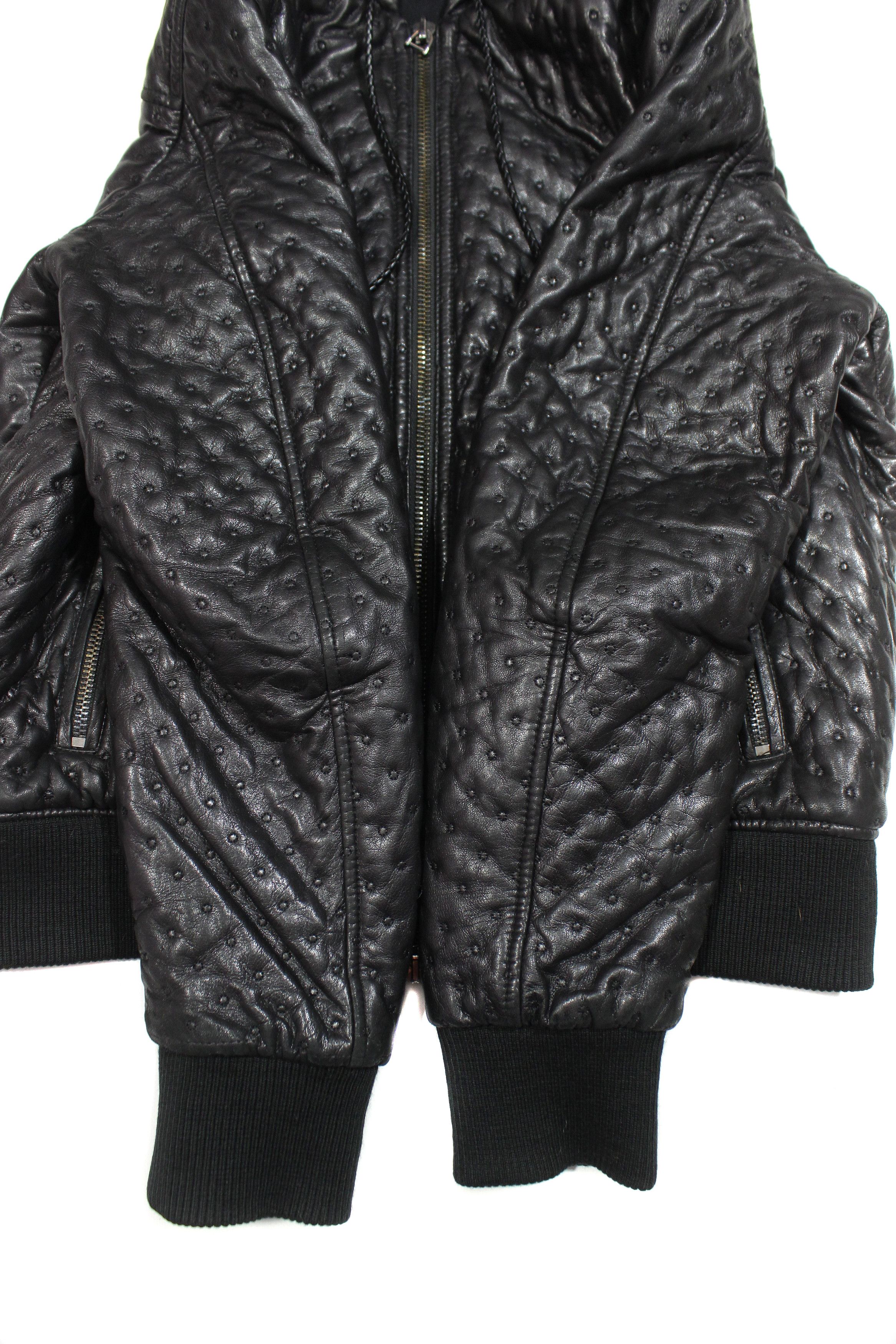 Bottega Veneta Shearling Hooded Leather Jacket Size US M / EU 48-50 / 2 - 6 Thumbnail