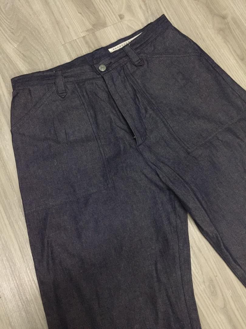 Issey Miyake Sunaokuwahara Indigo Dye Wide Baggy Jeans Size US 30 / EU 46 - 15 Thumbnail