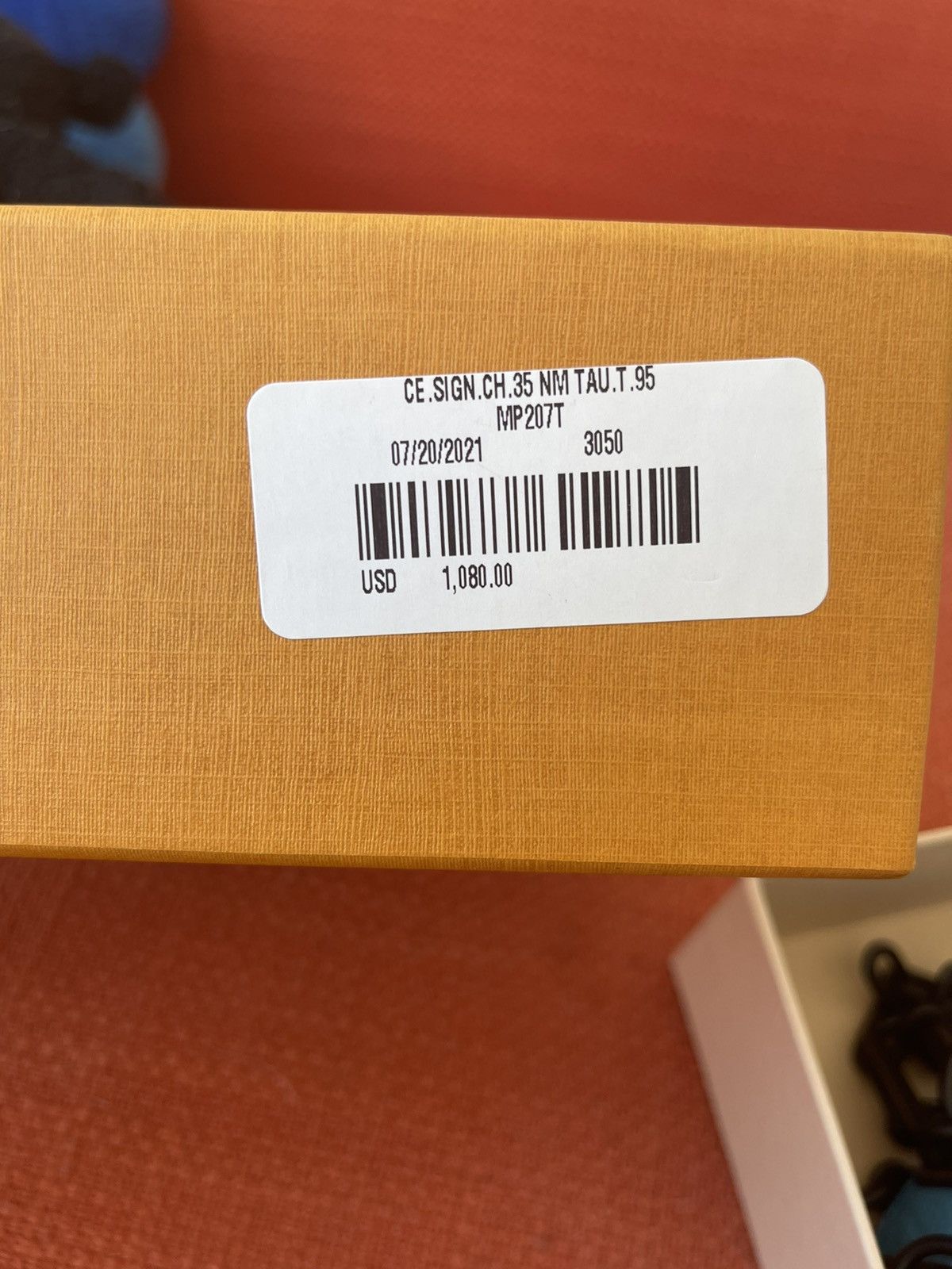 Louis Vuitton × Virgil Abloh Louis Vuitton Blue Chain Belt size 95CM 38 RARE MP207T Size 38 - 4 Thumbnail