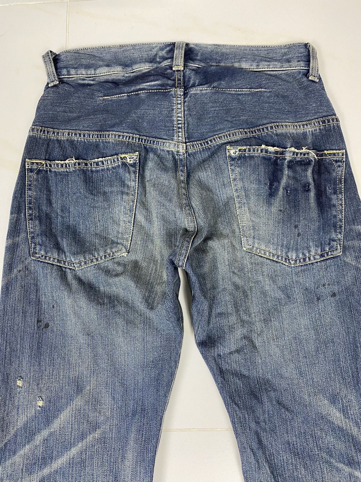 Hysteric Glamour Japanese Brand Linda Atelier Distress Denim. S0127 Size US 30 / EU 46 - 12 Thumbnail