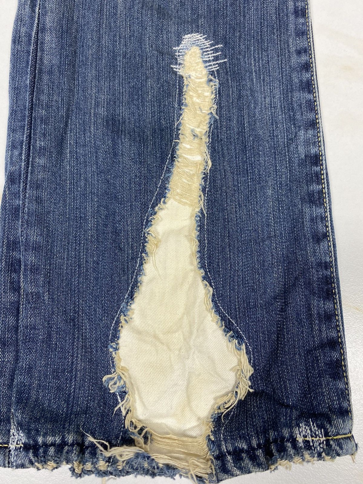 Hysteric Glamour Japanese Brand Linda Atelier Distress Denim. S0127 Size US 30 / EU 46 - 3 Thumbnail