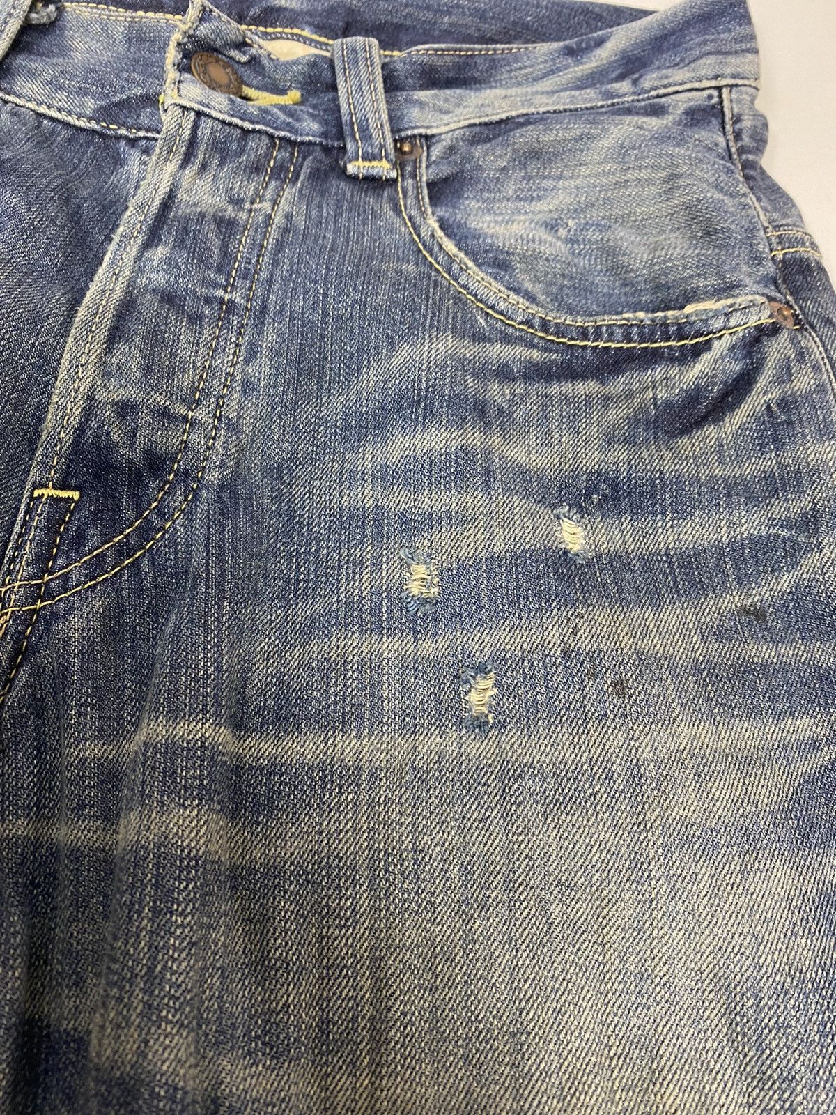 Hysteric Glamour Japanese Brand Linda Atelier Distress Denim. S0127 Size US 30 / EU 46 - 7 Thumbnail
