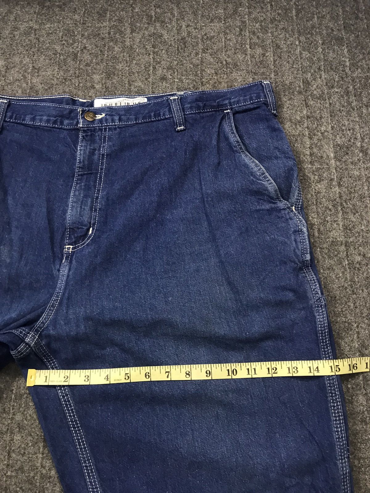 Carhartt × Carhartt Wip 90s Carhartt Carpenter Workwear Big Size 44-45 Dungaree Size US 44 / EU 60 - 16 Thumbnail