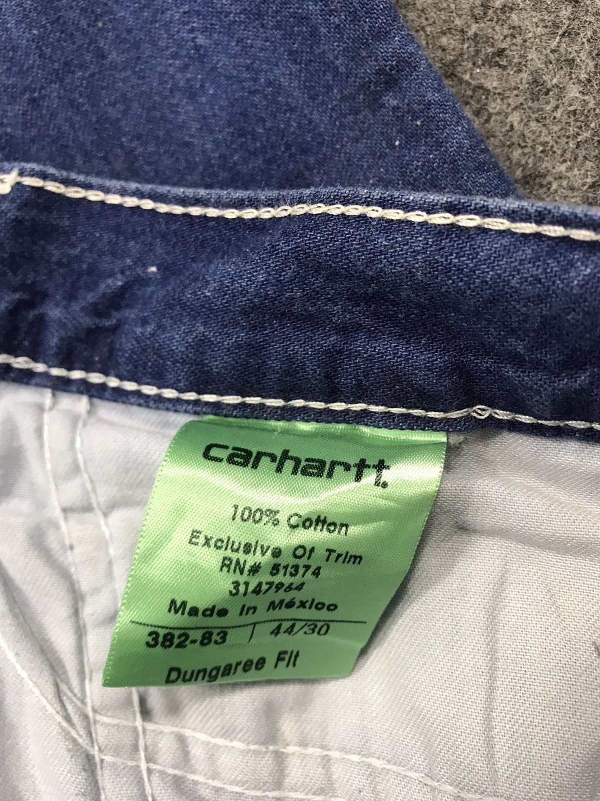 Carhartt × Carhartt Wip 90s Carhartt Carpenter Workwear Big Size 44-45 Dungaree Size US 44 / EU 60 - 10 Thumbnail