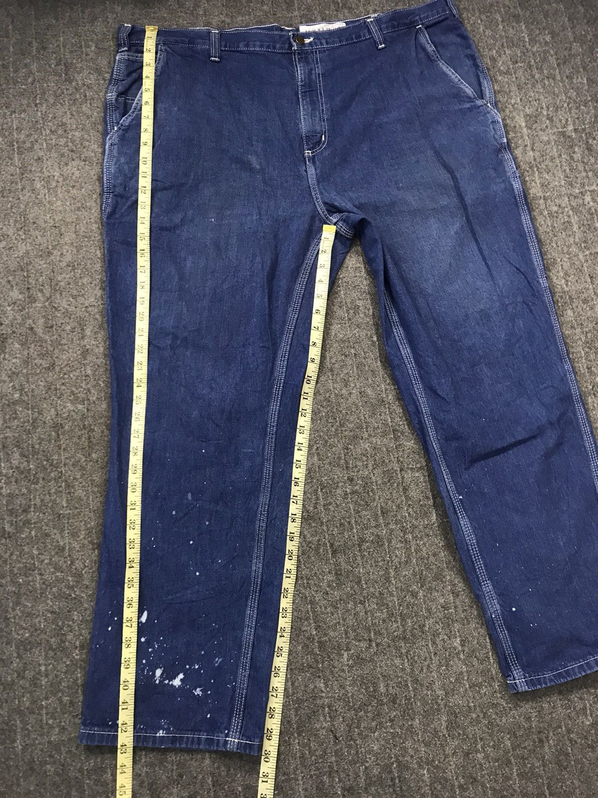 Carhartt × Carhartt Wip 90s Carhartt Carpenter Workwear Big Size 44-45 Dungaree Size US 44 / EU 60 - 15 Thumbnail
