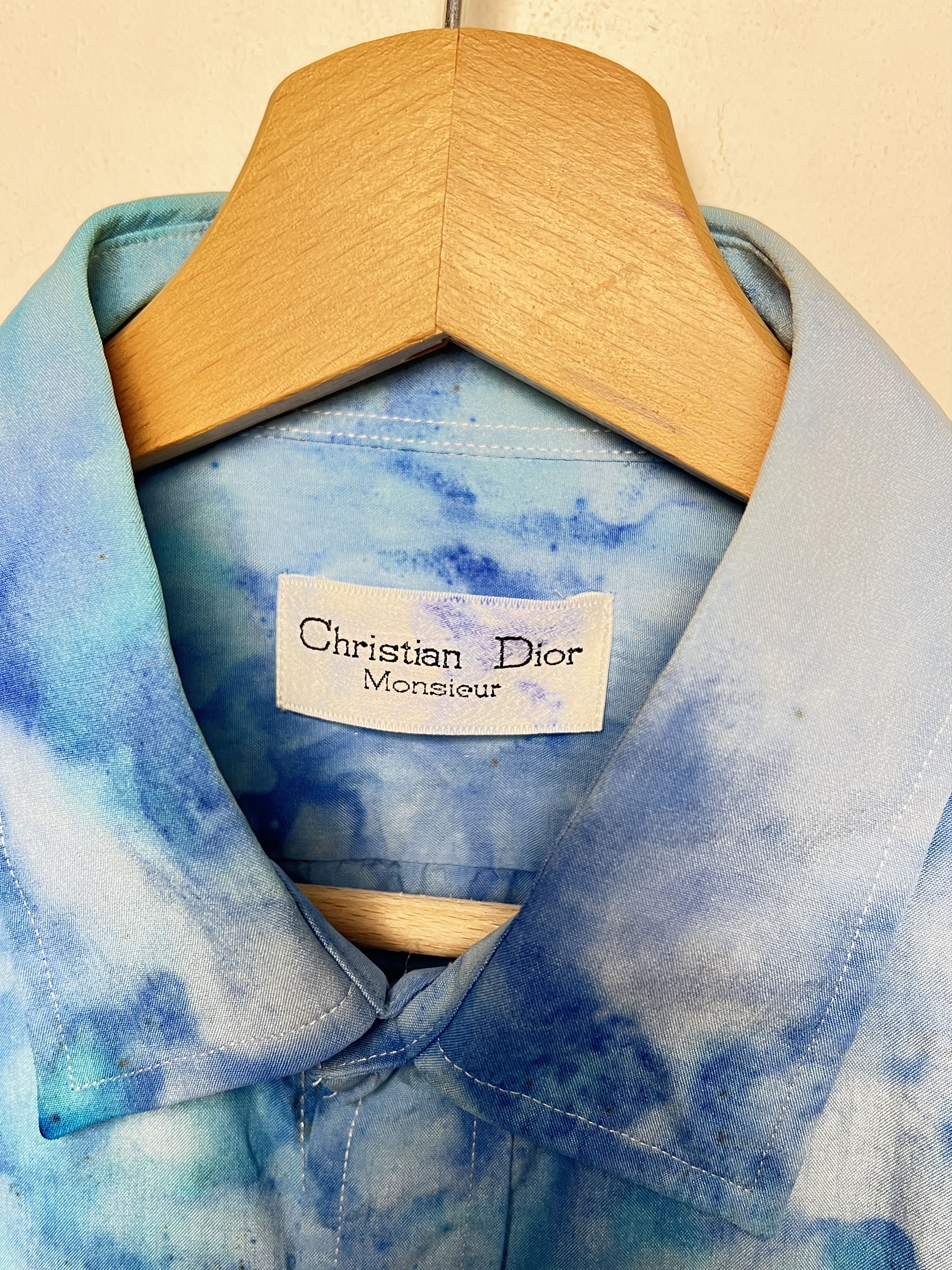 Christian Dior Monsieur dior silk shirt shimmer tie dye 1/1 Size US L / EU 52-54 / 3 - 7 Thumbnail