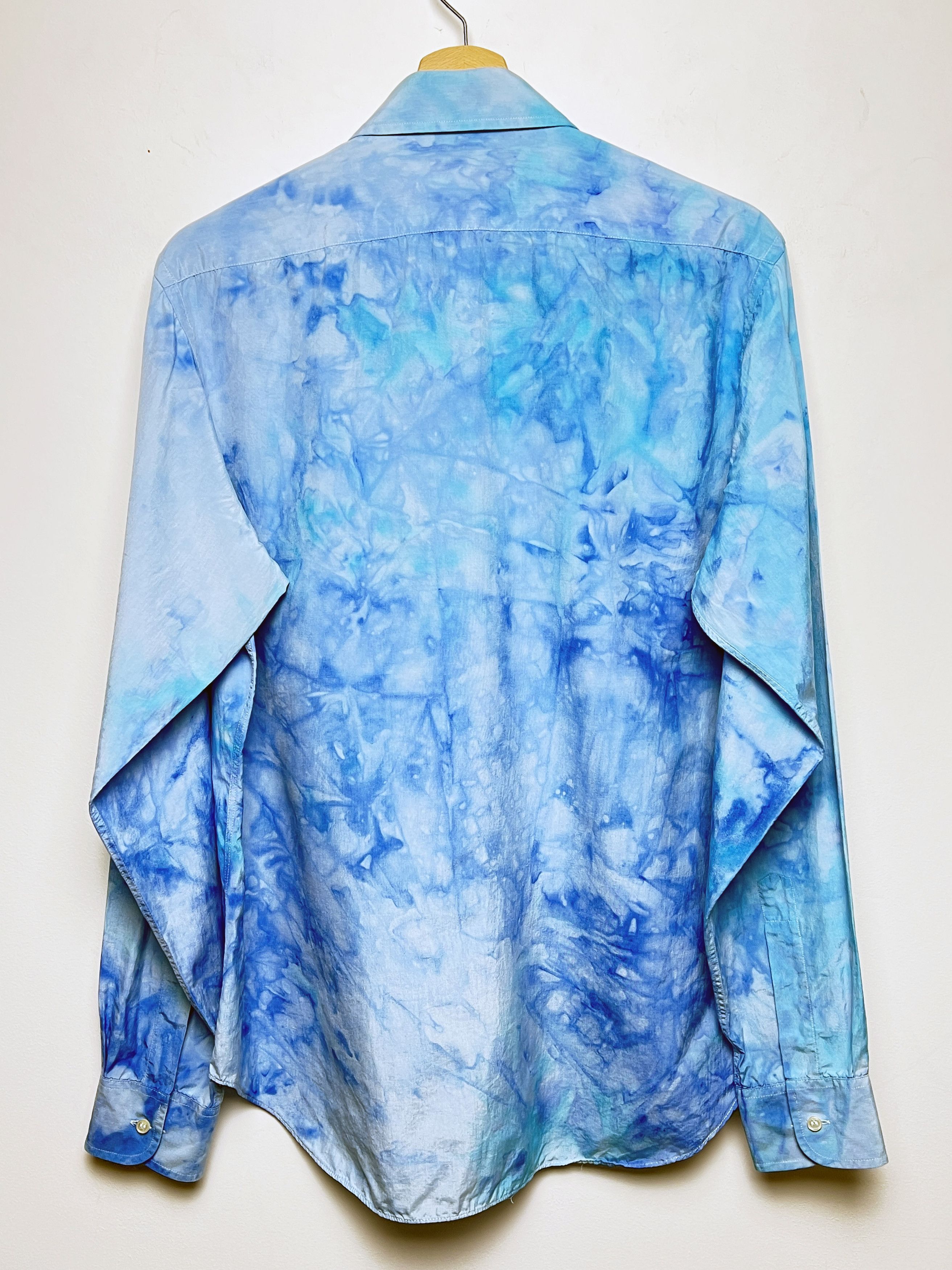Christian Dior Monsieur dior silk shirt shimmer tie dye 1/1 Size US L / EU 52-54 / 3 - 3 Thumbnail