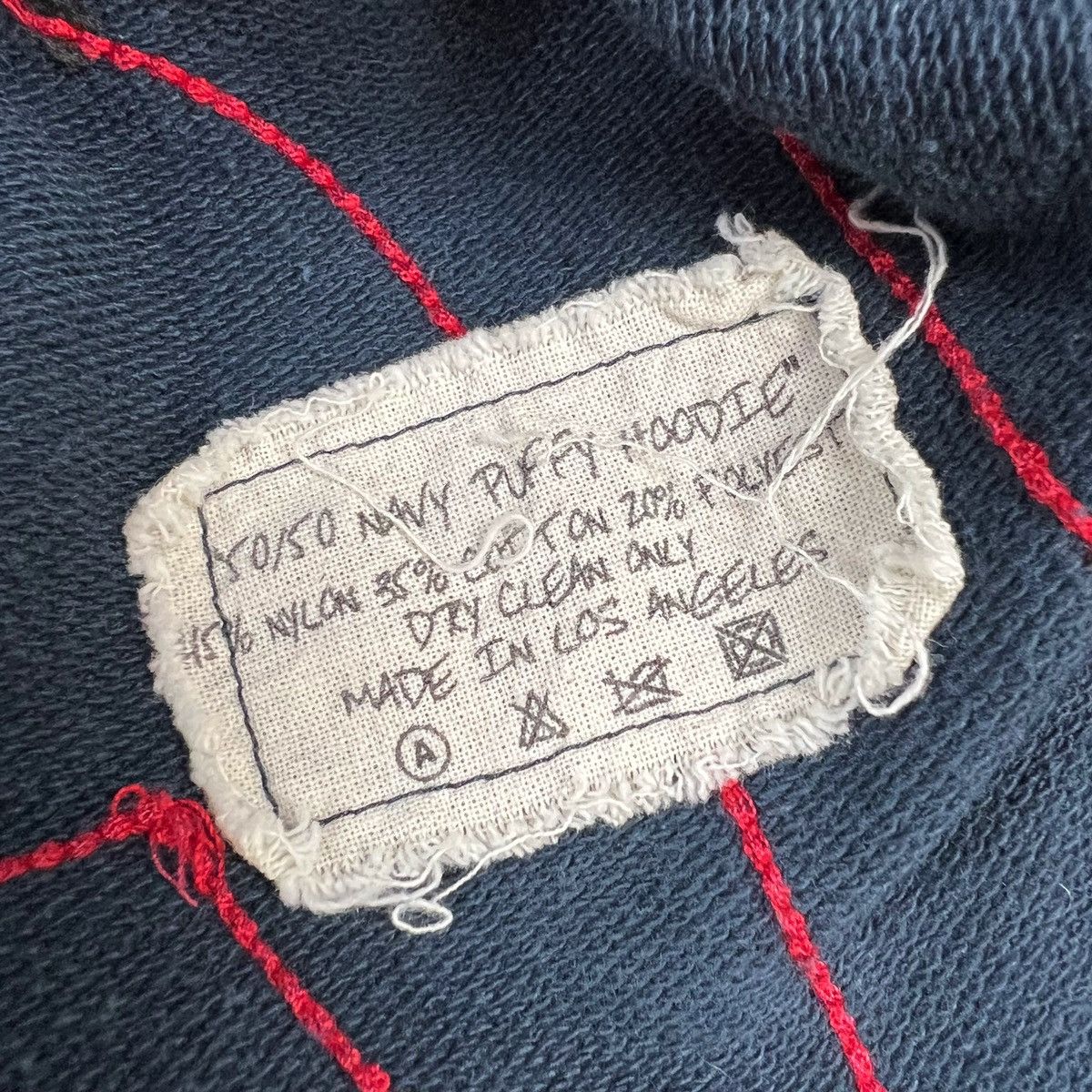 Greg Lauren Greg Lauren 50/50 Navy Puffy Hoodie Size US M / EU 48-50 / 2 - 5 Thumbnail