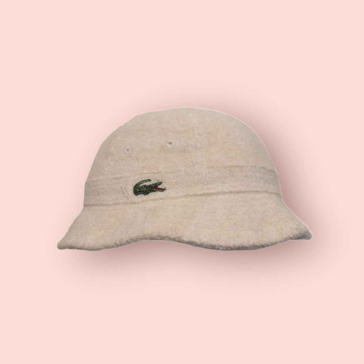 Edition Japan × Lacoste × Vintage LACOSTE TERRY CLOTH VINTAGE 6 PANELS BUCKET HAT JAPAN Size ONE SIZE - 9 Thumbnail