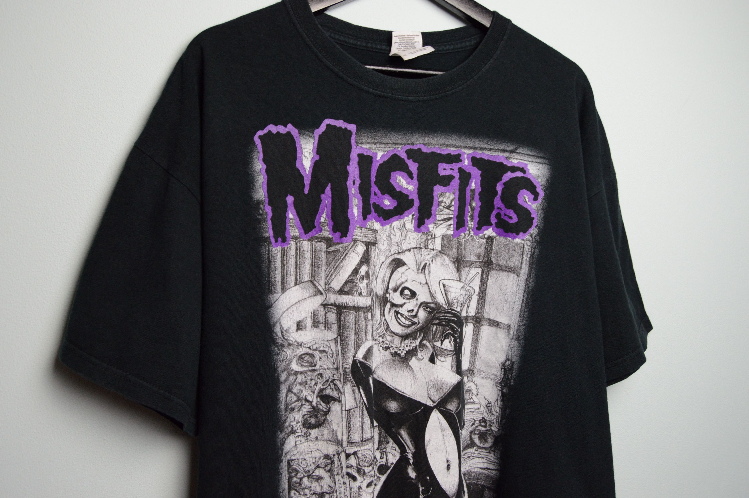 Band Tees misfits rare vintage tee Size US XL / EU 56 / 4 - 2 Thumbnail