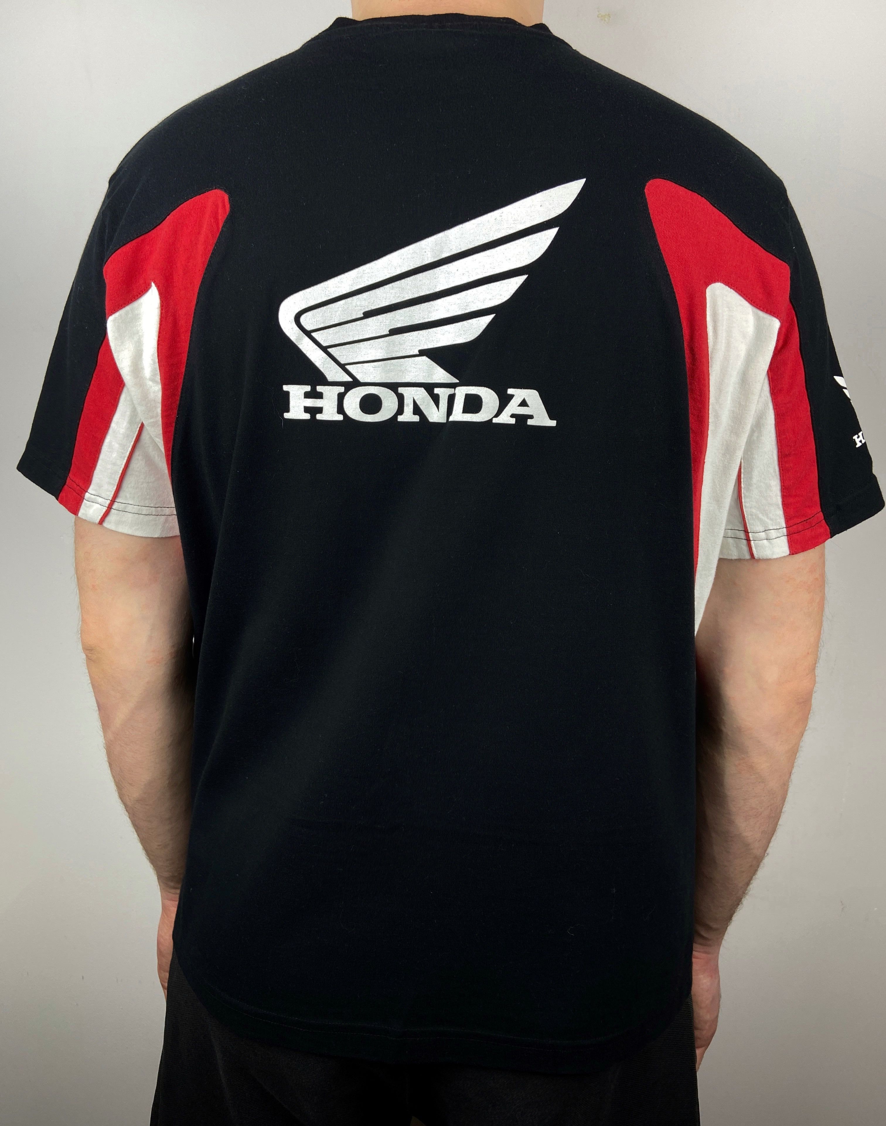 Honda Vintage Honda Big Logo Car T Shirt Tee Size US L / EU 52-54 / 3 - 4 Thumbnail