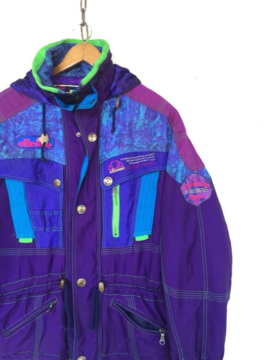 Ellesse × Vintage Vintage Ellese Ski Colourfuly Jacket Hoodie Size US M / EU 48-50 / 2 - 3 Thumbnail
