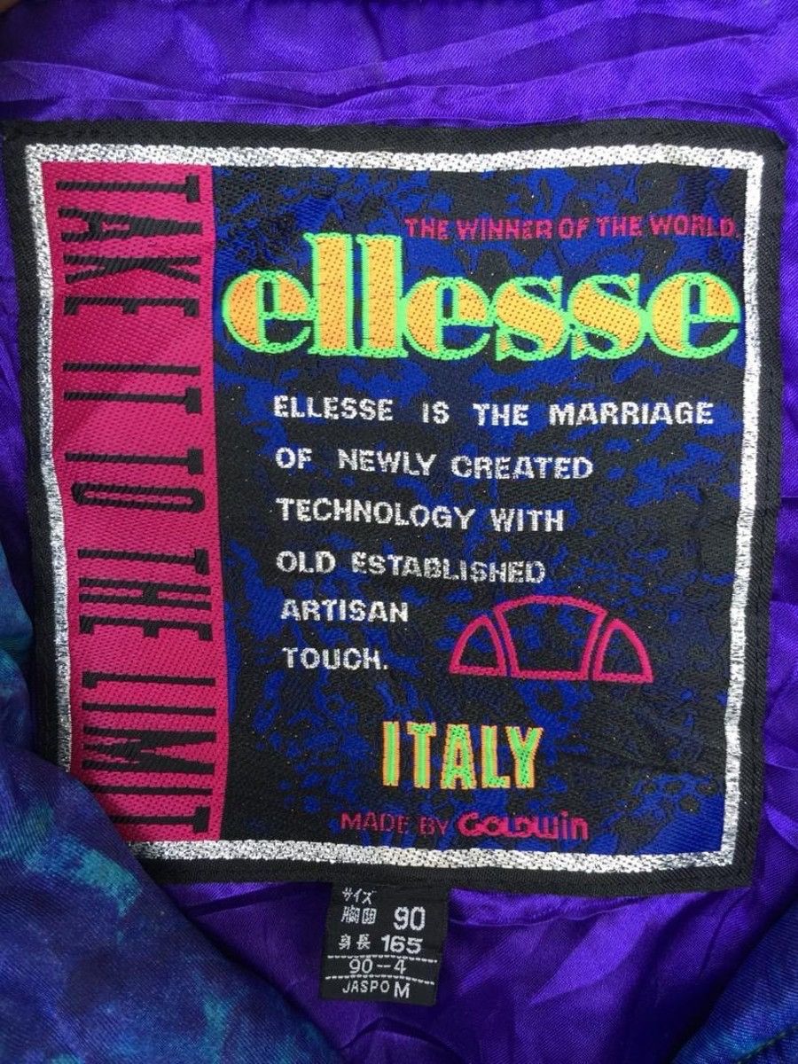 Ellesse × Vintage Vintage Ellese Ski Colourfuly Jacket Hoodie Size US M / EU 48-50 / 2 - 11 Thumbnail