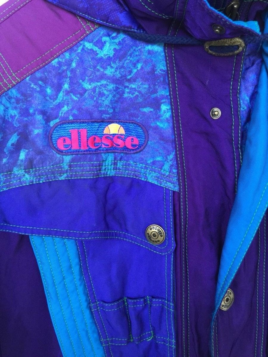 Ellesse × Vintage Vintage Ellese Ski Colourfuly Jacket Hoodie Size US M / EU 48-50 / 2 - 8 Thumbnail