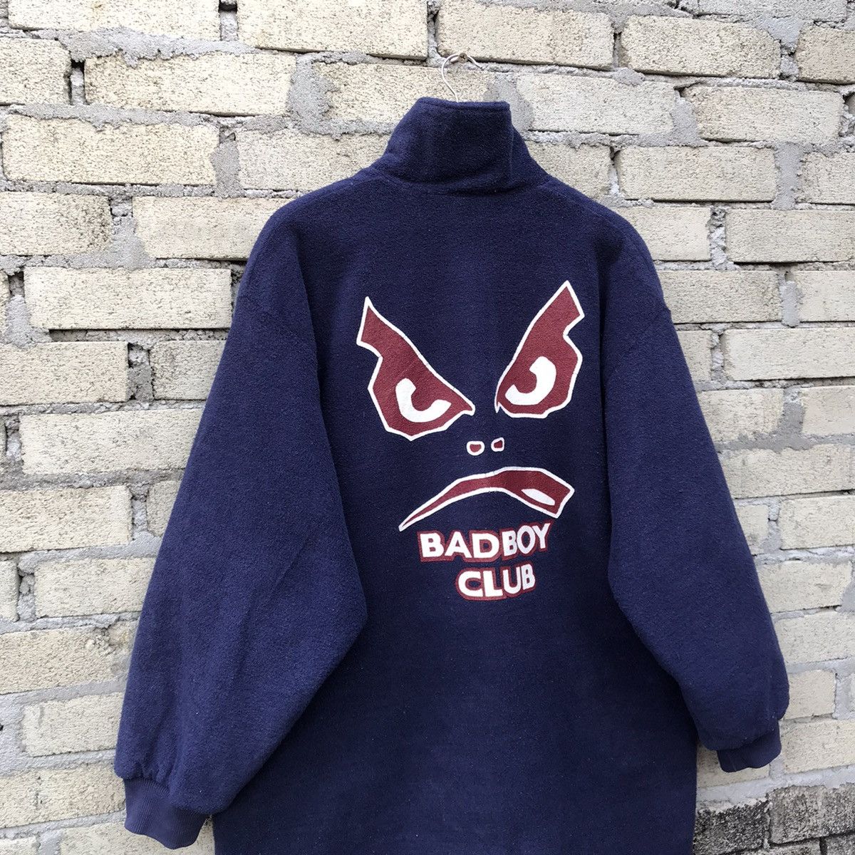 Vintage BAGGY Back to 90s Vintage Bad Boy club night wear fleece Size US L / EU 52-54 / 3 - 8 Thumbnail