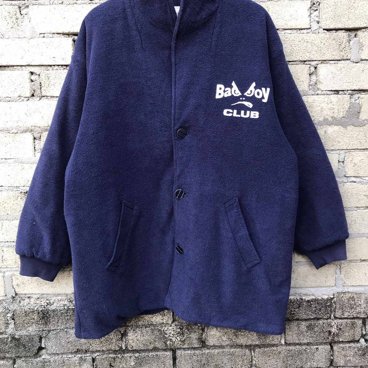Vintage BAGGY Back to 90s Vintage Bad Boy club night wear fleece Size US L / EU 52-54 / 3 - 6 Thumbnail