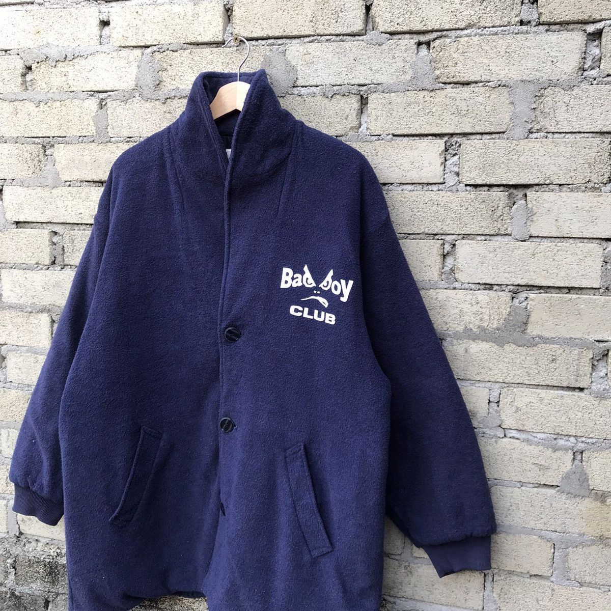 Vintage BAGGY Back to 90s Vintage Bad Boy club night wear fleece Size US L / EU 52-54 / 3 - 4 Thumbnail