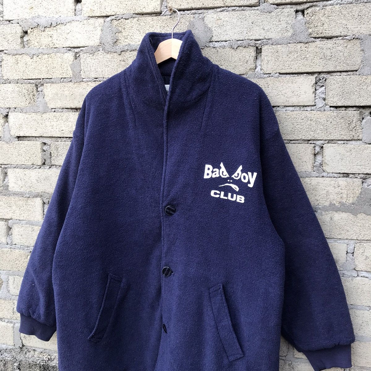 Vintage BAGGY Back to 90s Vintage Bad Boy club night wear fleece Size US L / EU 52-54 / 3 - 5 Thumbnail