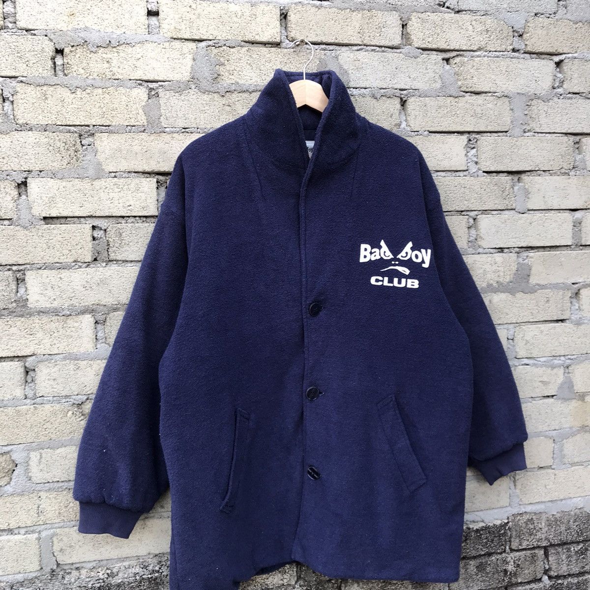 Vintage BAGGY Back to 90s Vintage Bad Boy club night wear fleece Size US L / EU 52-54 / 3 - 3 Thumbnail