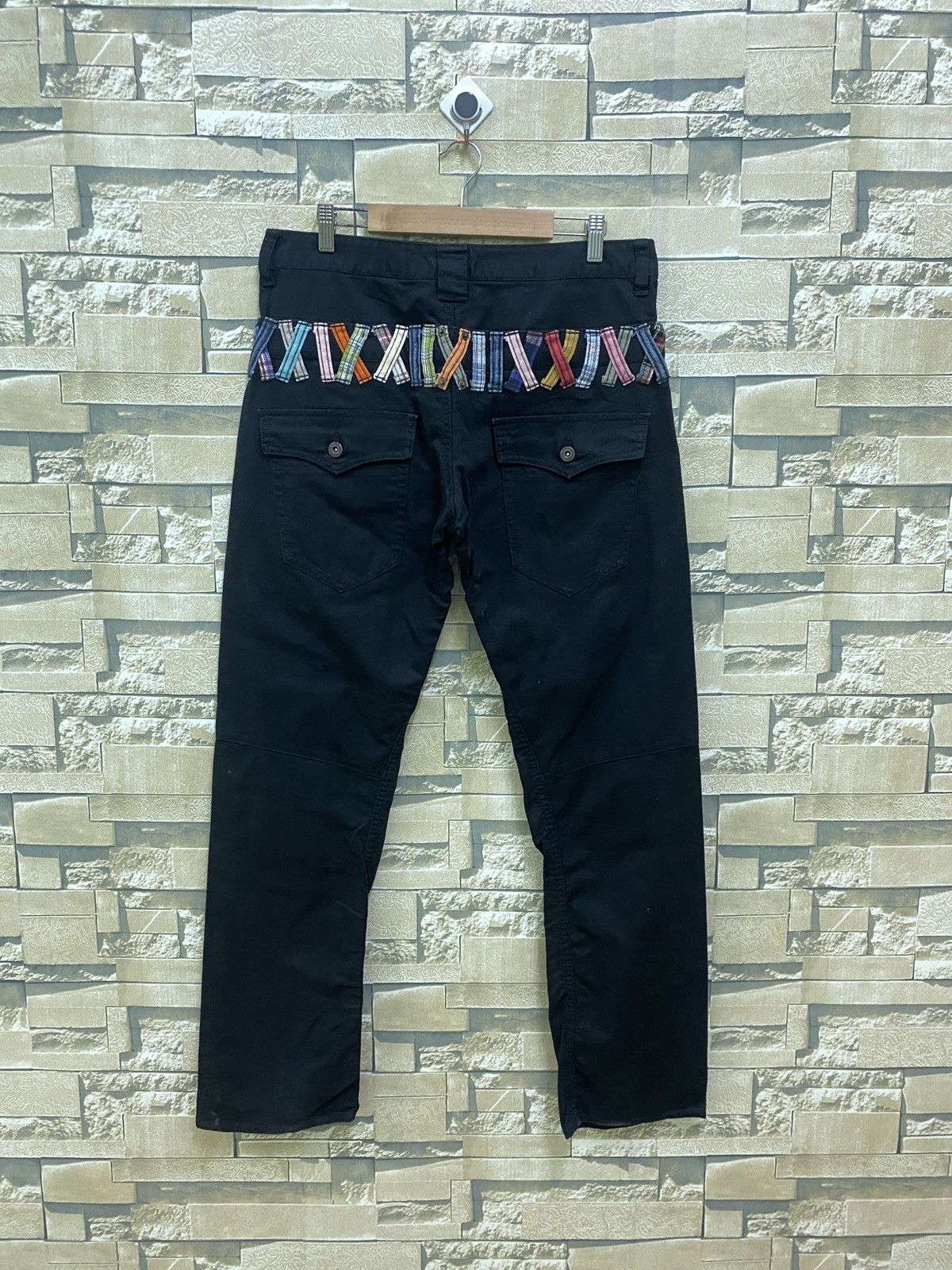 Hysteric Glamour Japanese Brand Double Waist Coloured Pants Size US 32 / EU 48 - 2 Thumbnail