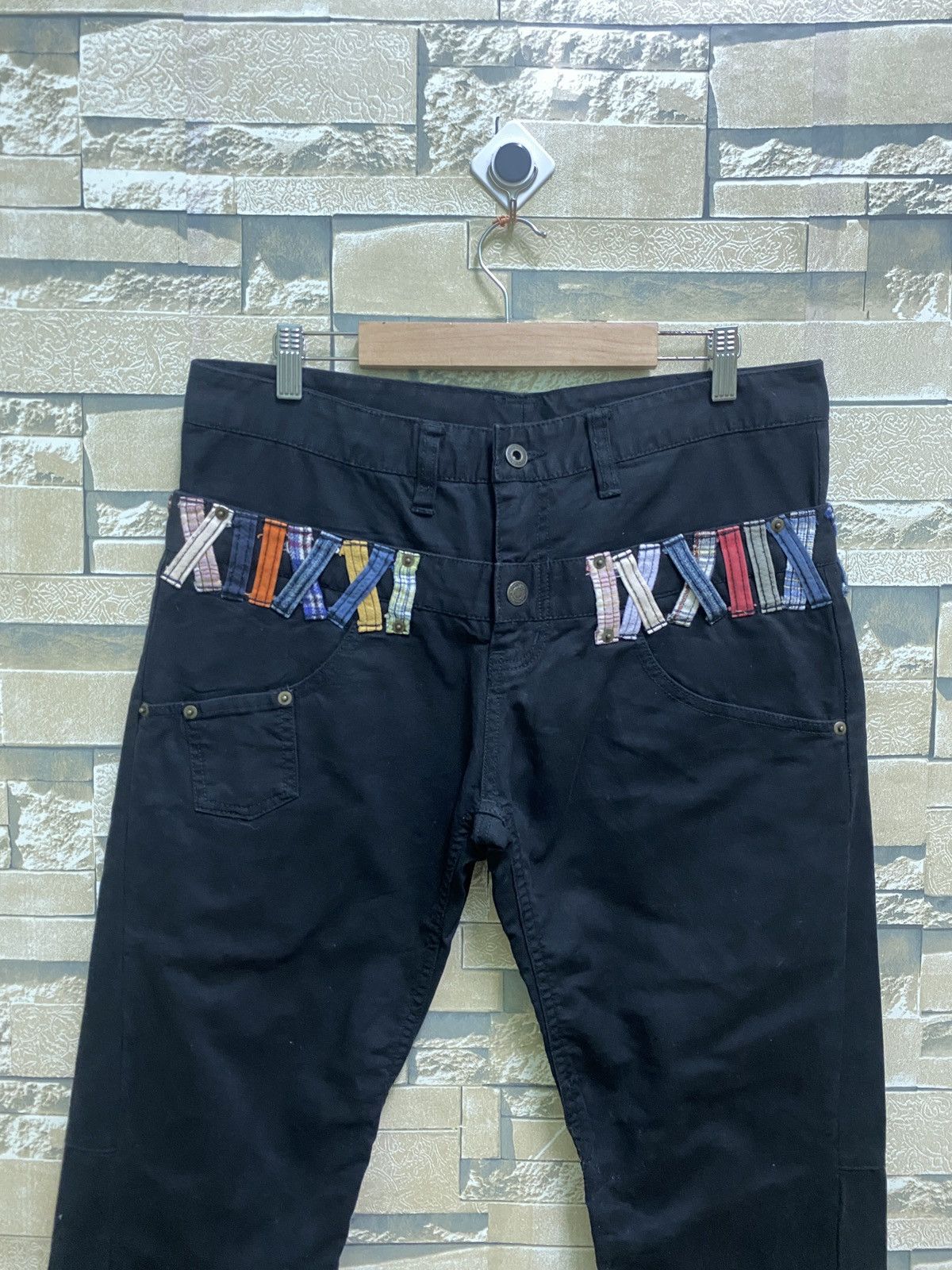 Hysteric Glamour Japanese Brand Double Waist Coloured Pants Size US 32 / EU 48 - 3 Thumbnail