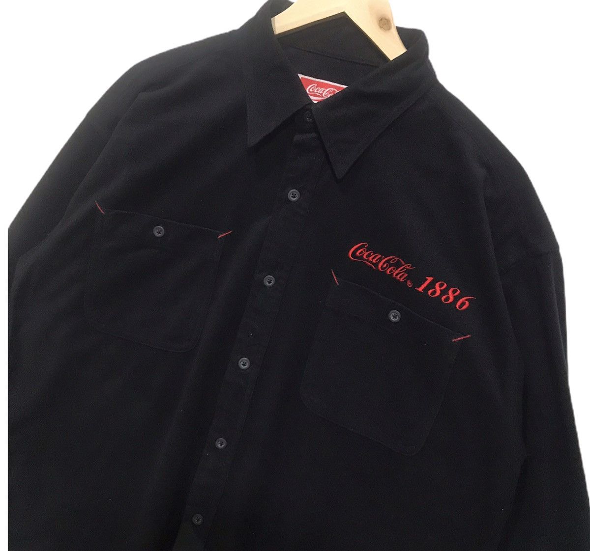 Coca Cola × Vintage ❗️Quick Sale❗️Vintage 1996 Coca Cola buttom up Size US XL / EU 56 / 4 - 2 Thumbnail