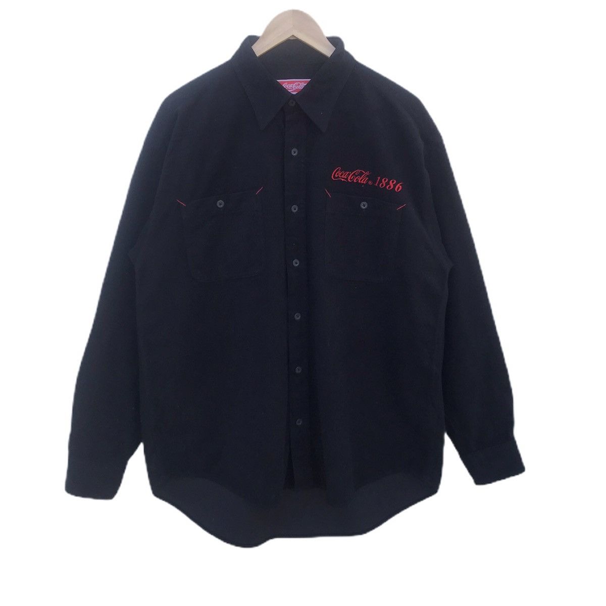 Coca Cola × Vintage ❗️Quick Sale❗️Vintage 1996 Coca Cola buttom up Size US XL / EU 56 / 4 - 1 Thumbnail