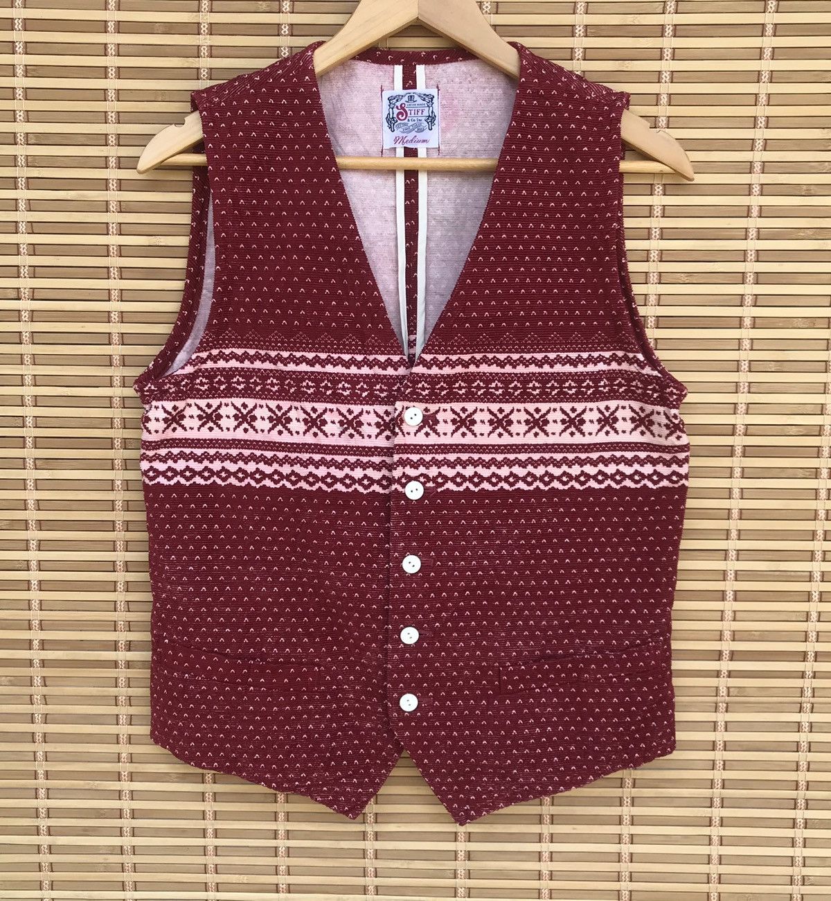 Toyo Enterprises Japanese brand Stiff & Co Union Made navajo curdoroy vest Size US M / EU 48-50 / 2 - 2 Thumbnail