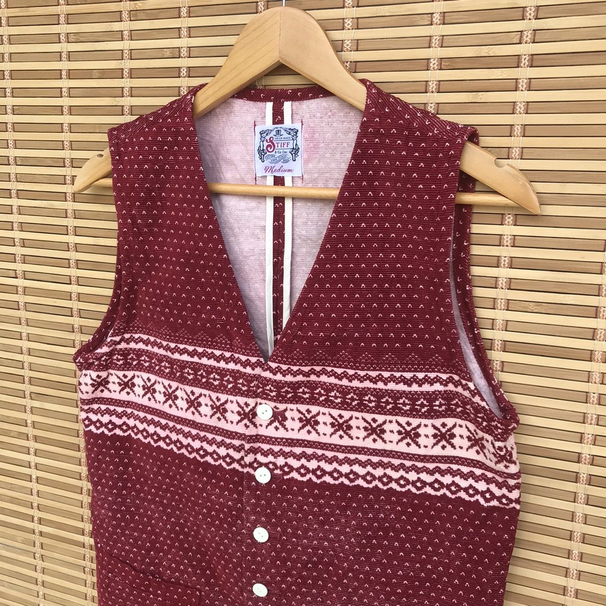 Toyo Enterprises Japanese brand Stiff & Co Union Made navajo curdoroy vest Size US M / EU 48-50 / 2 - 4 Thumbnail