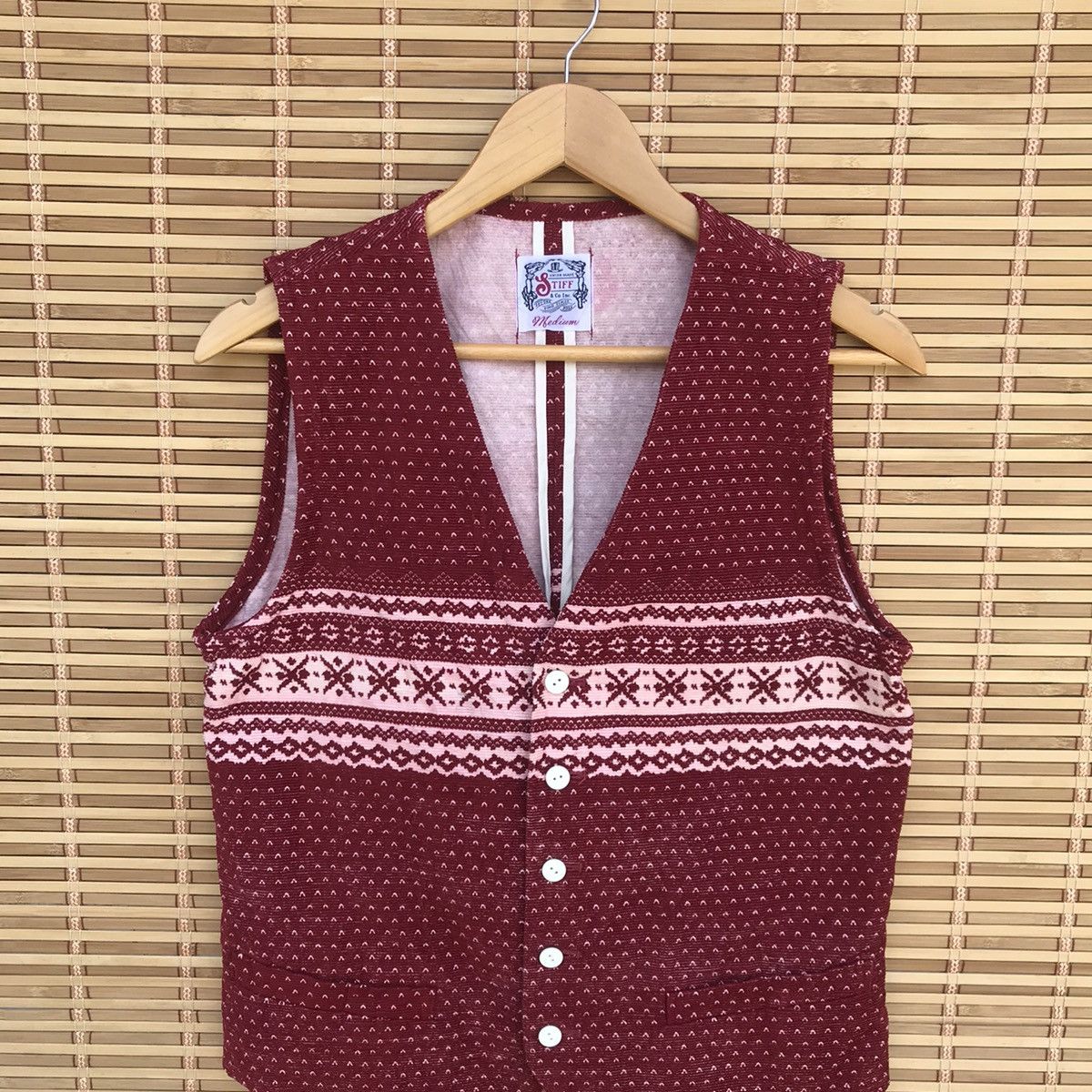Toyo Enterprises Japanese brand Stiff & Co Union Made navajo curdoroy vest Size US M / EU 48-50 / 2 - 3 Thumbnail