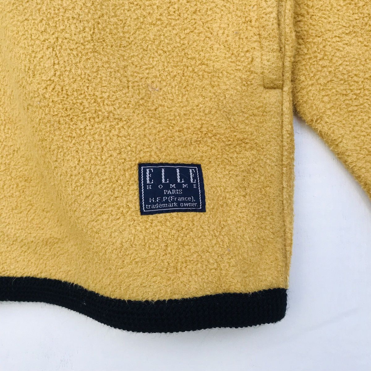 Other Elle Homme Paris fleece longsleeve white label Size US L / EU 52-54 / 3 - 4 Thumbnail