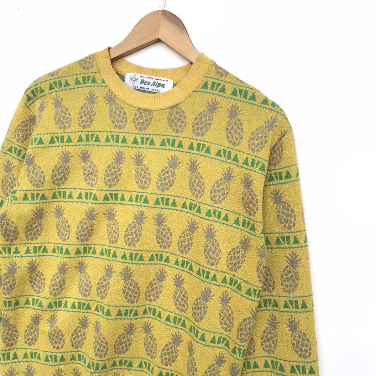 Vintage Vintage sweatshirt pineapple monogram Size US M / EU 48-50 / 2 - 2 Thumbnail
