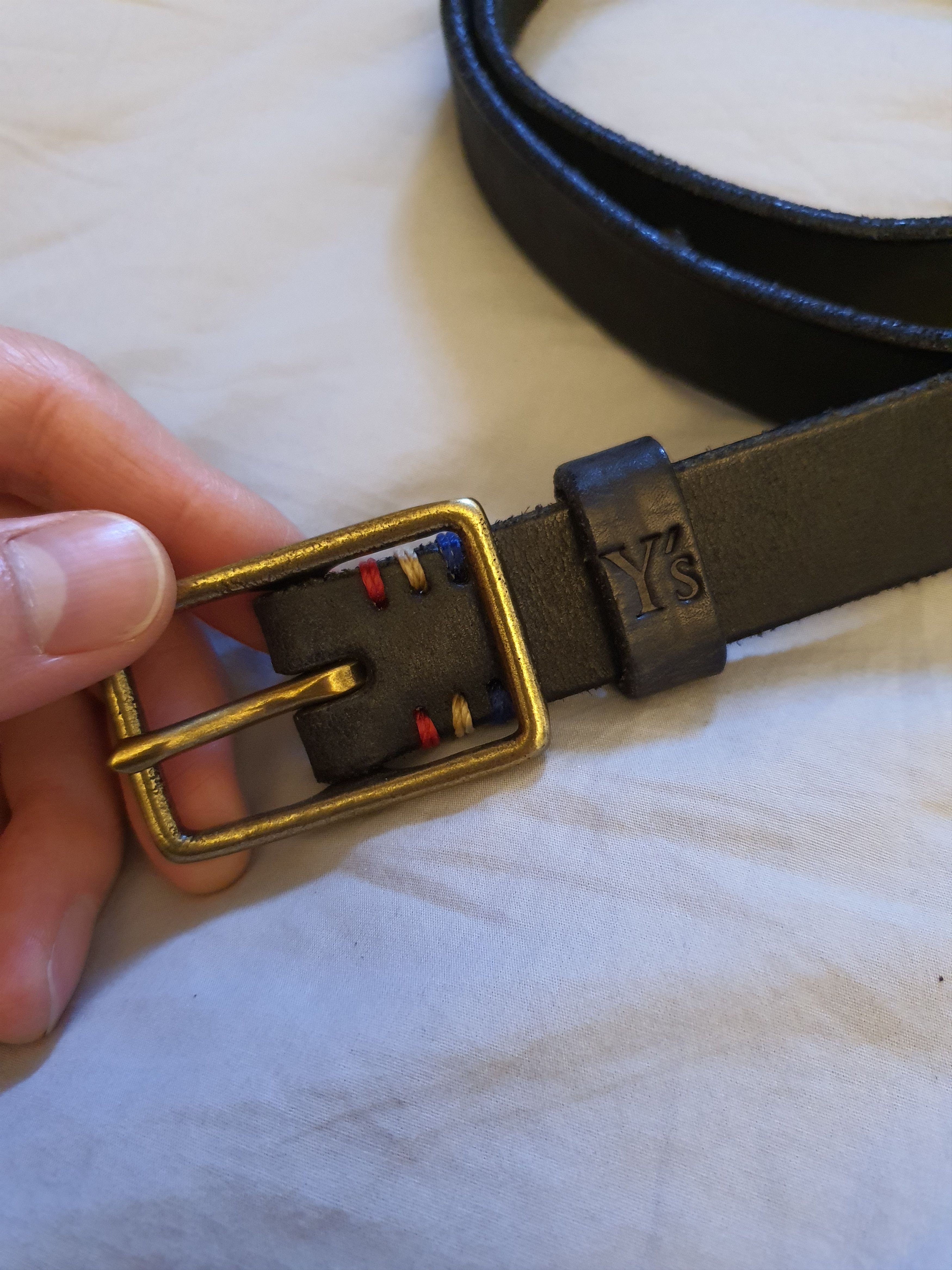 Slim Colored Thread Belt