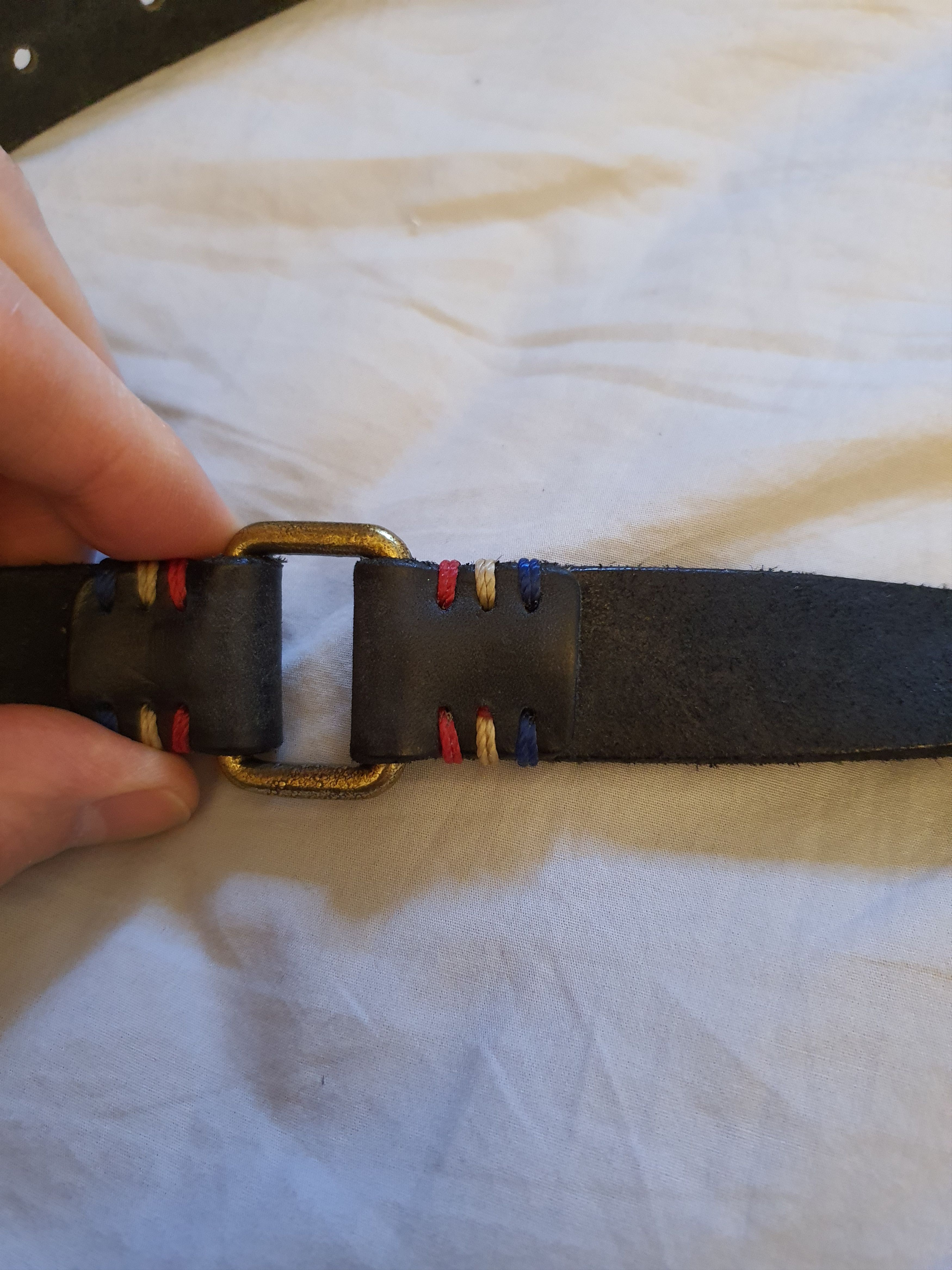 Slim Colored Thread Belt